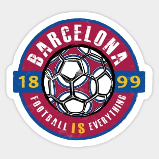 Football Is Everything - Barcelona Vintage Sticker